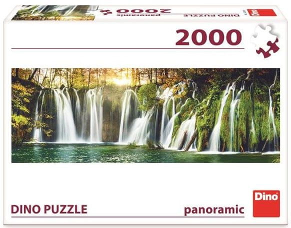 DINO Plitvické vodopády panoramic 2000 dielikov
